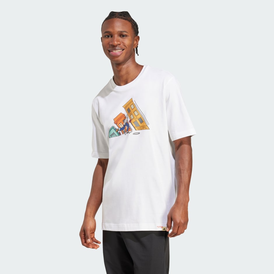 Tシャツ・カットソー ADIDAS Doodle Hunt Skate Graphic Tee 5FT2326 ADIDAS Doodle Hunt Skate Graphic Tee 5FT2326 (adidas/Tシャツ