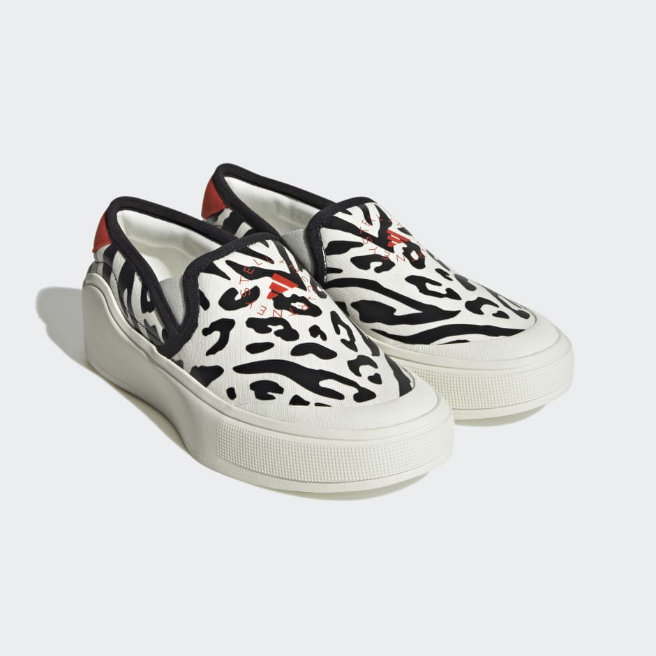 adidas adidas by Stella McCartney Court Slip-On Shoes - White | adidas UAE