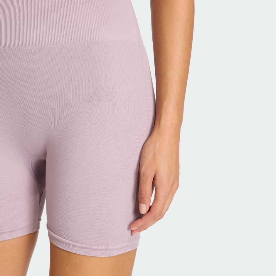 Colanți scurți tricotați Workout Essentials 4 inch