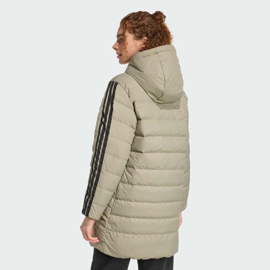 Lagana pernata parka s kapuljačom Essentials CLIMAWARM 3-Stripes