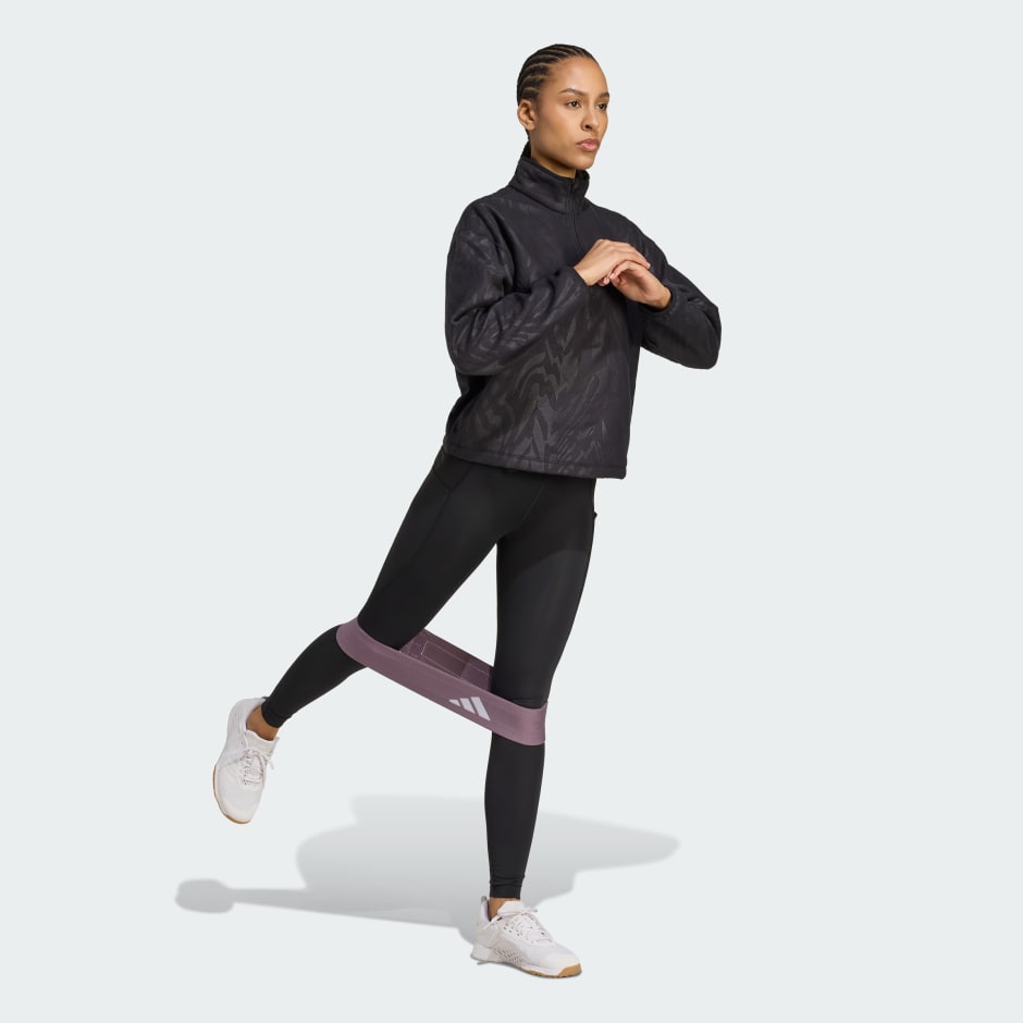 Pulover od toplog flisa AOP