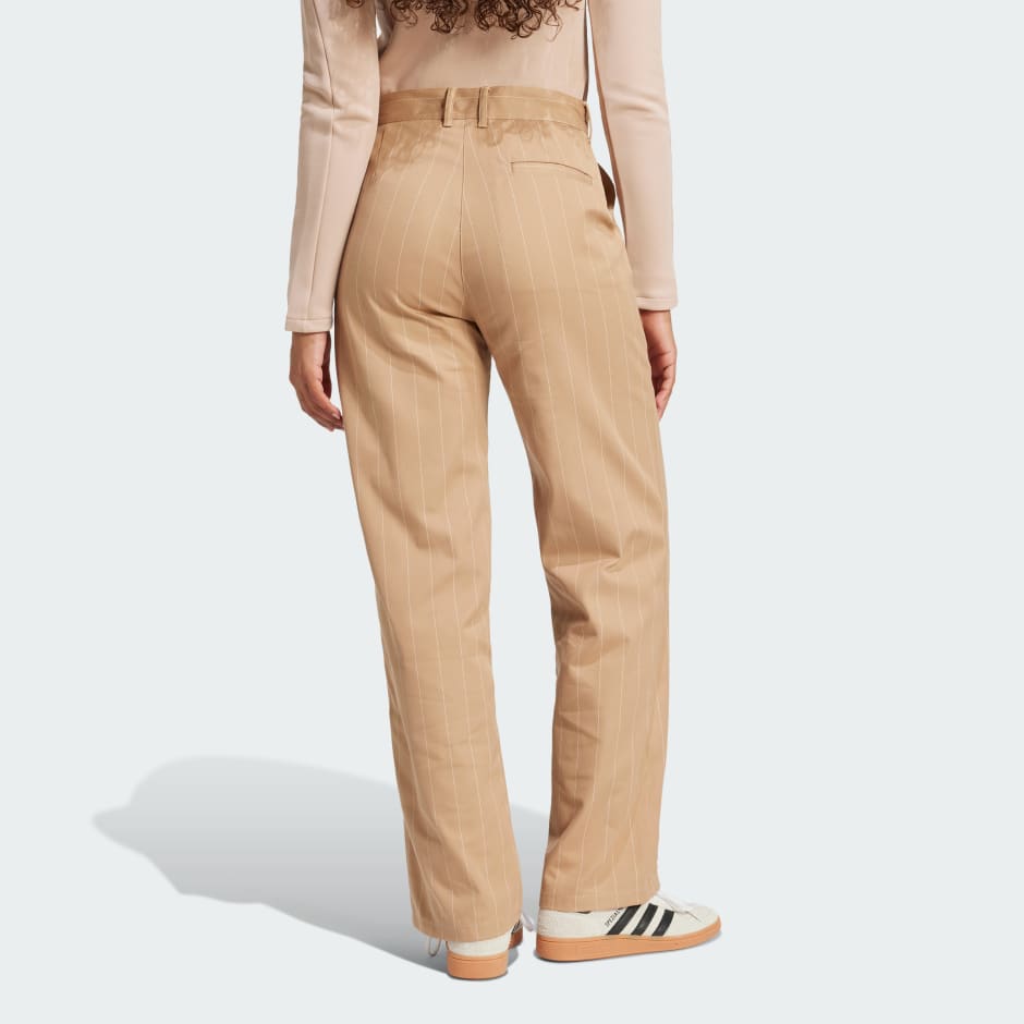 Pinstripe Twill Loose Pants