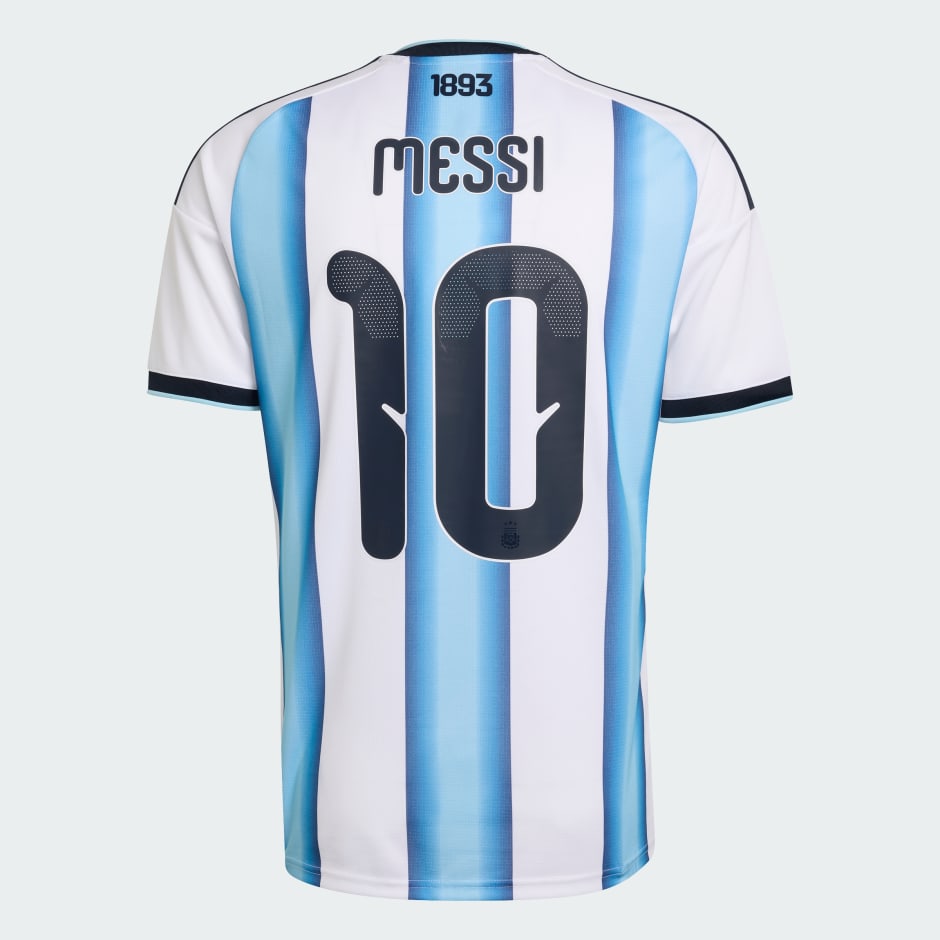 Argentina 26 Home Messi Jersey