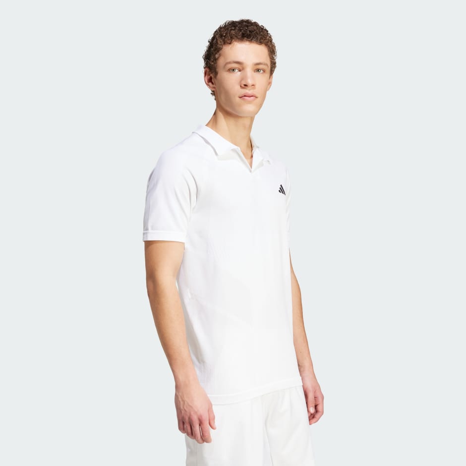 Tricou polo Tenis Pro FreeLift, fără cusături, cu tehnologie AEROREADY