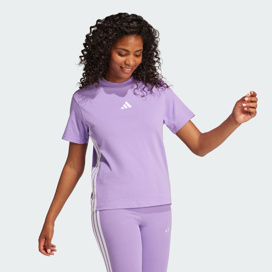 Essentials 3-Stripes Cotton Tee