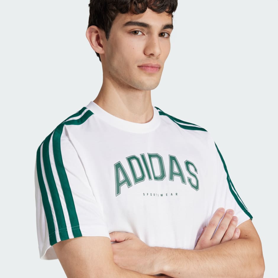 Codes Collegiate Linear Graphic Tee