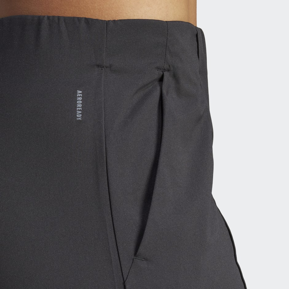 adidas AEROREADY Train Essentials Minimal Branding Woven Pants - Black ...
