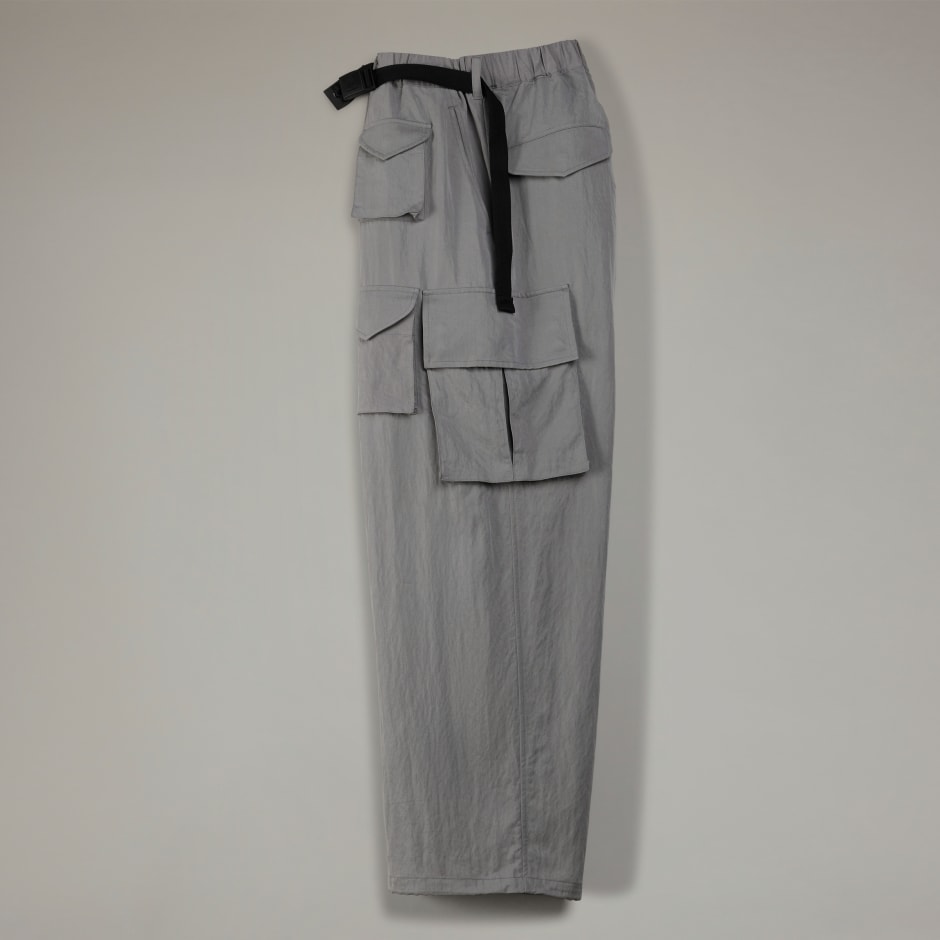 Pantaloni cargo din twill cu efect prespălat Y-3