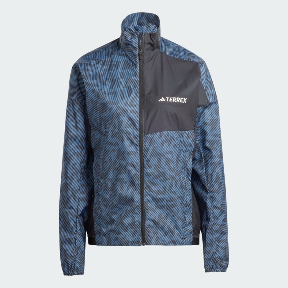 Women's Clothing - Terrex Trail Running Wind Jacket - Blue