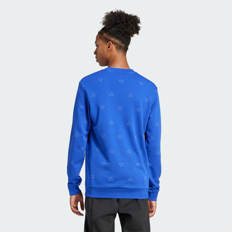 Seasonal Essentials Monogram Graphic Crew Sweatshirt