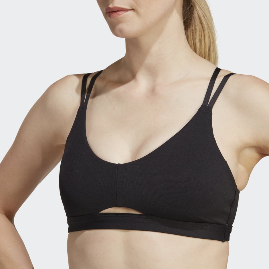 Women's Yoga Studio Luxe Support Sports Bra, adidas