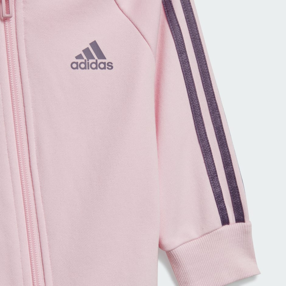 French - Essentials adidas Pink Kids Kids - 3-Stripes | Terry Bodysuit Clothing Oman