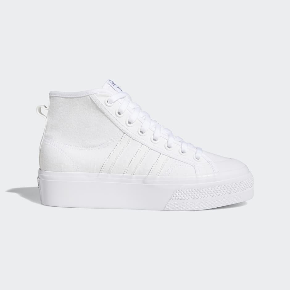 Shoes - Nizza Platform Mid Shoes - White | adidas South Africa