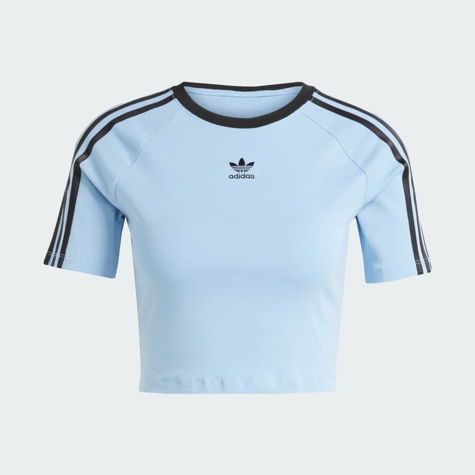 ★ adidas★ 3S Baby Tee JY4857 3-Stripes Baby Tee - Blue | adidas Hong Kong
