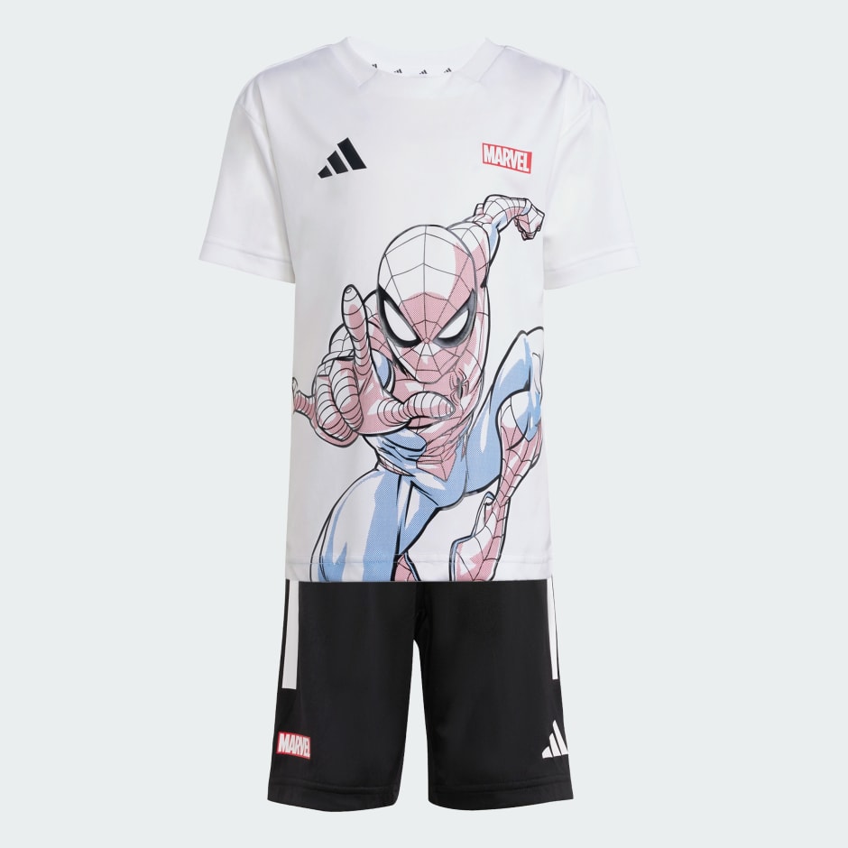 Set tricou Omul Păianjen adidas x Marvel pentru copii