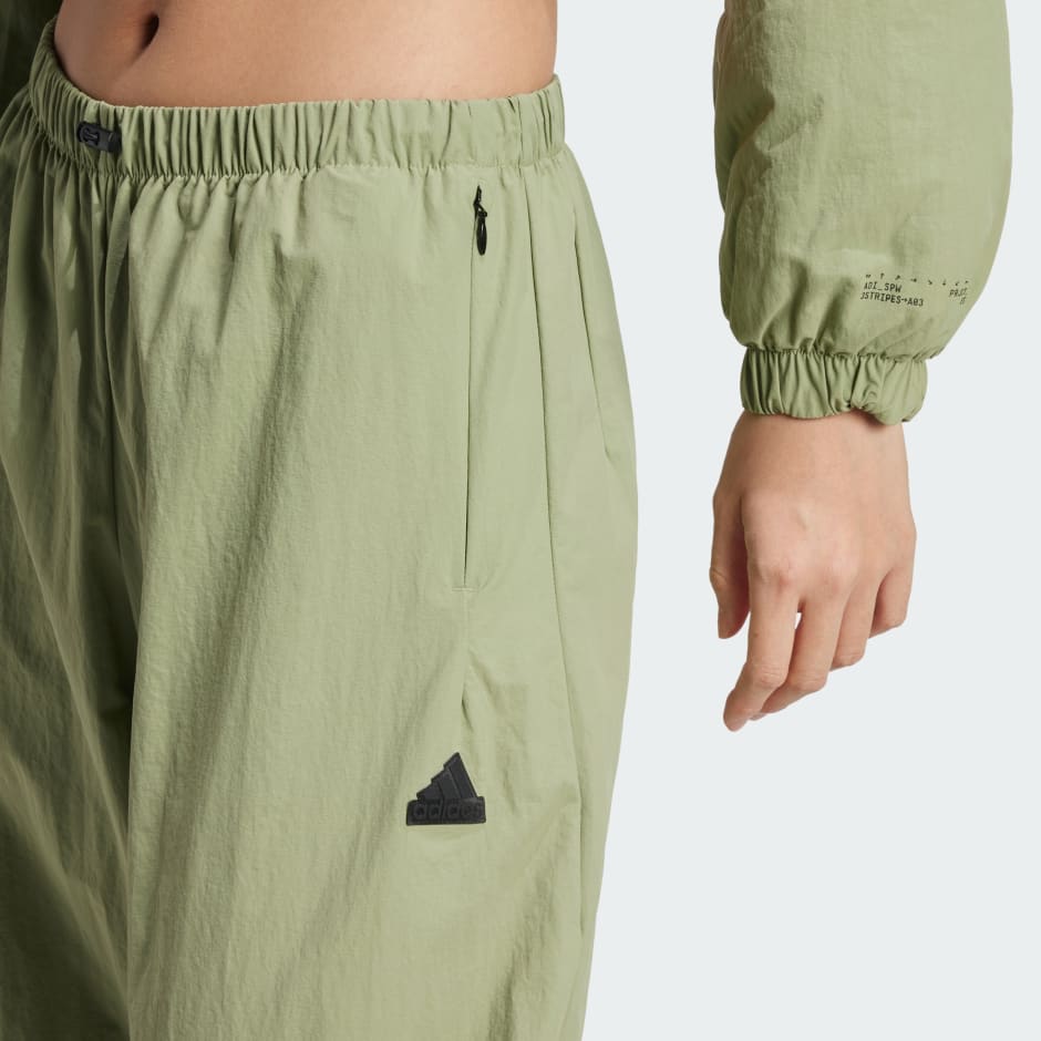 City Escape Woven Parachute Pants