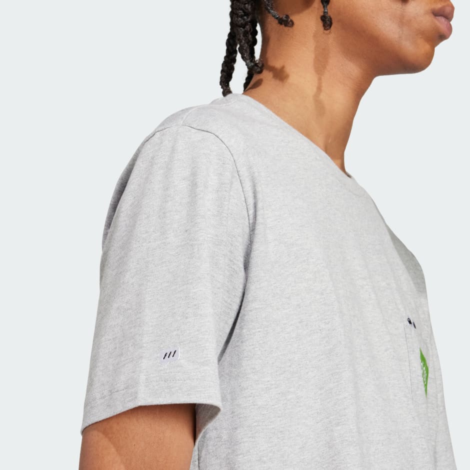 Tricou cu imprimeu Remoji Pocket