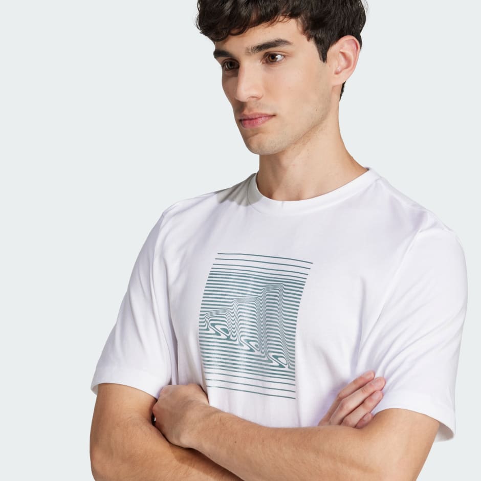 Tech Metallic Graphic Tee