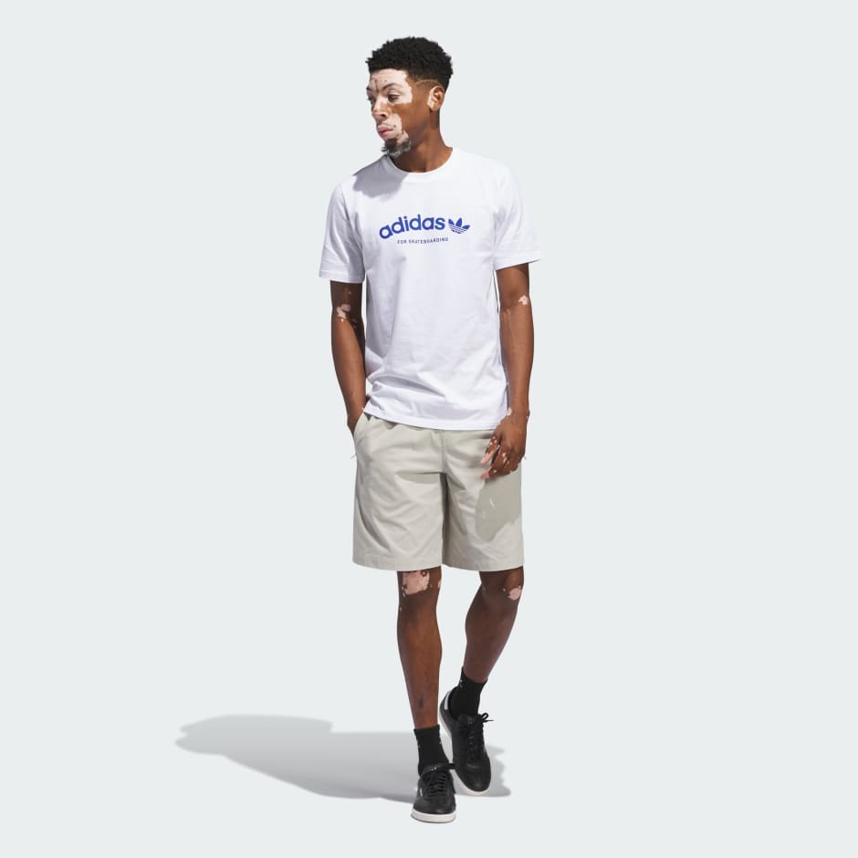 4.0 Arched Logo Short-Sleeve Tee - White | adidas Hong Kong