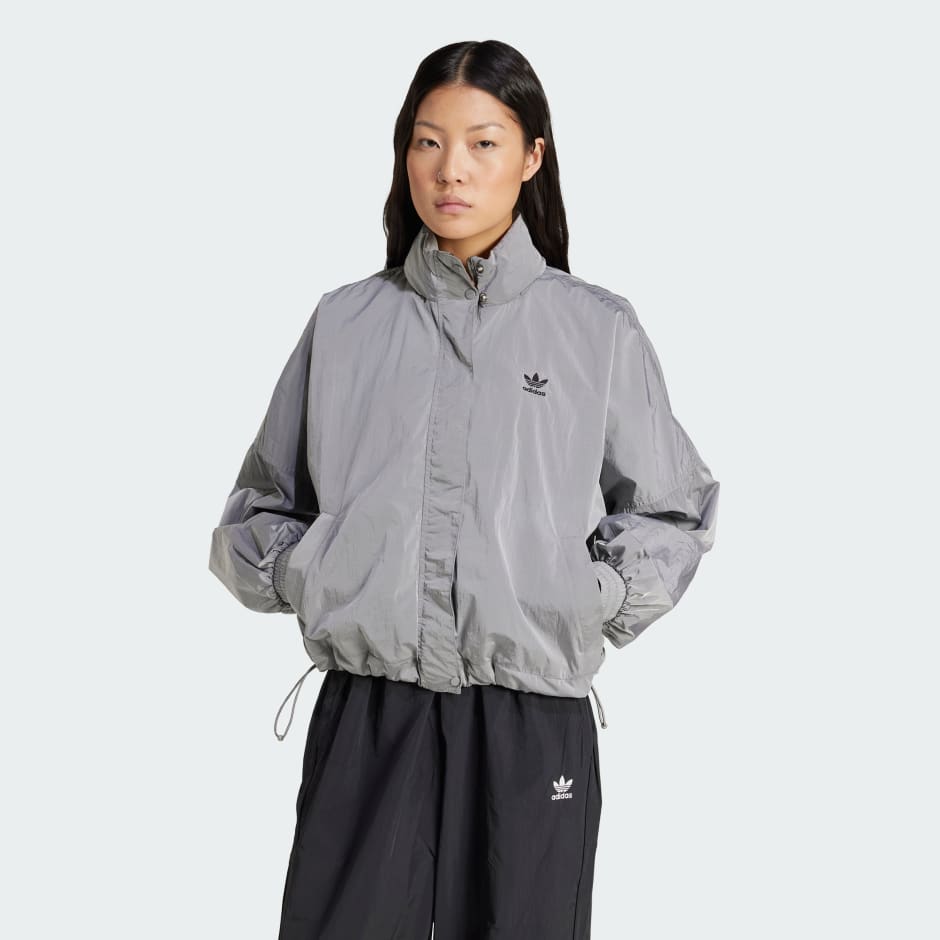 Adicolor Woven Nylon Outline Trefoil Windbreaker