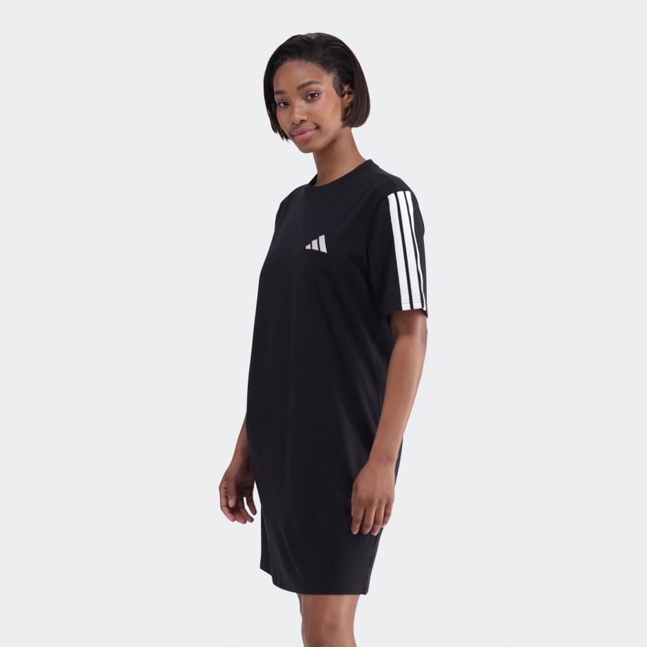 Essentials 3-Stripes Single Jersey Boyfriend Tee Dress