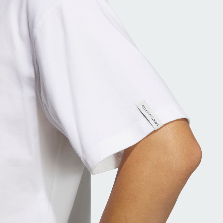 Essentials Plus 寬鬆剪裁迷你標誌短袖 T 裇