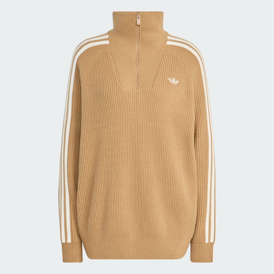 ADIDAS ORIGINALS FUNNEL NECK QUARTER ZIP Sweatshirt