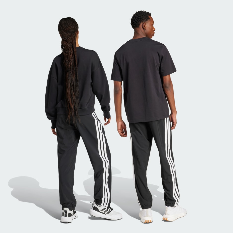 Essentials Elasticated Cuff Woven 3-Stripes Pants