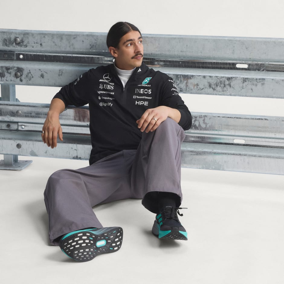 Bluză sport MERCEDES - AMG PETRONAS FORMULA 1 TEAM ENGINEERS QUARTER ZIP