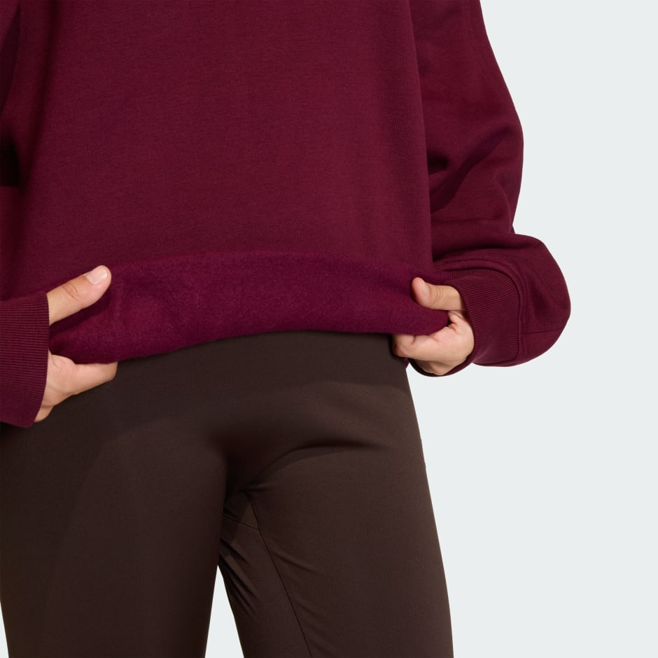 Hanorac din fleece supradimensionat ESSENTIALS