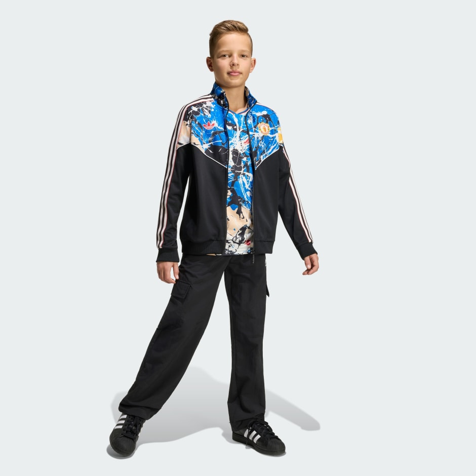 Bluză de trening Manchester United Stone Roses pentru copii