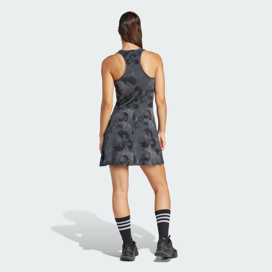 Floral Graphic Single Jersey Dress