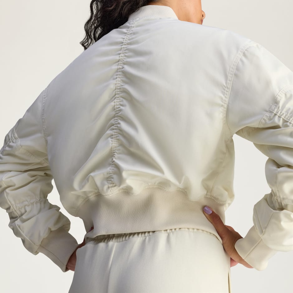 adidas by Stella McCartney TrueNature Woven Bomber Cropped Jacket