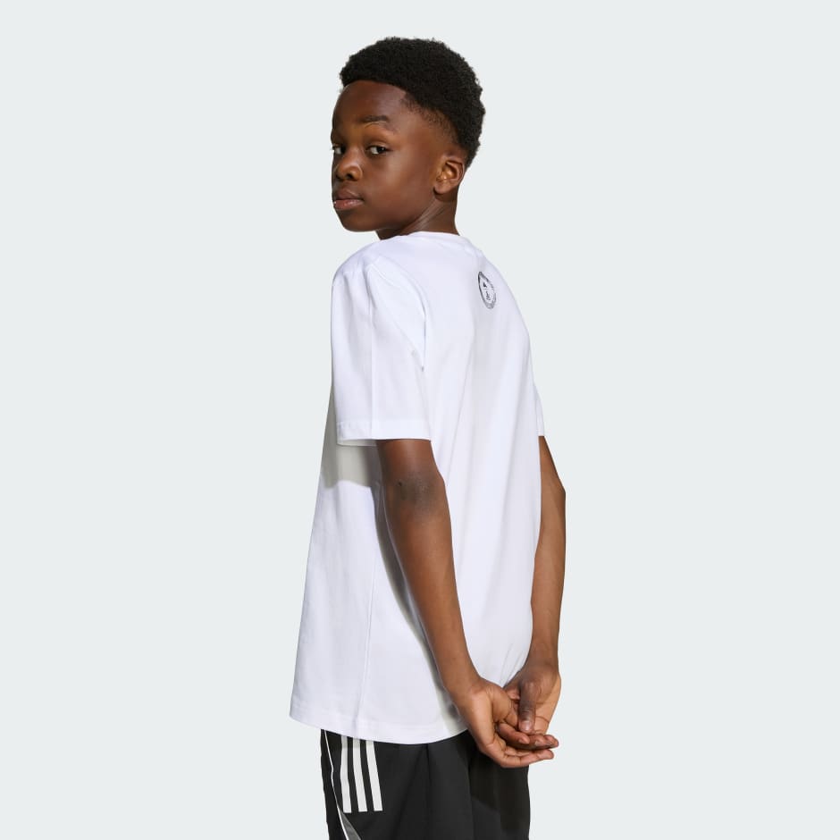 Tricou cu emblema oficială EURO25&trade; feminin pentru copii