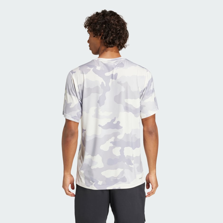 Train Essentials Camo Allover Print Tee