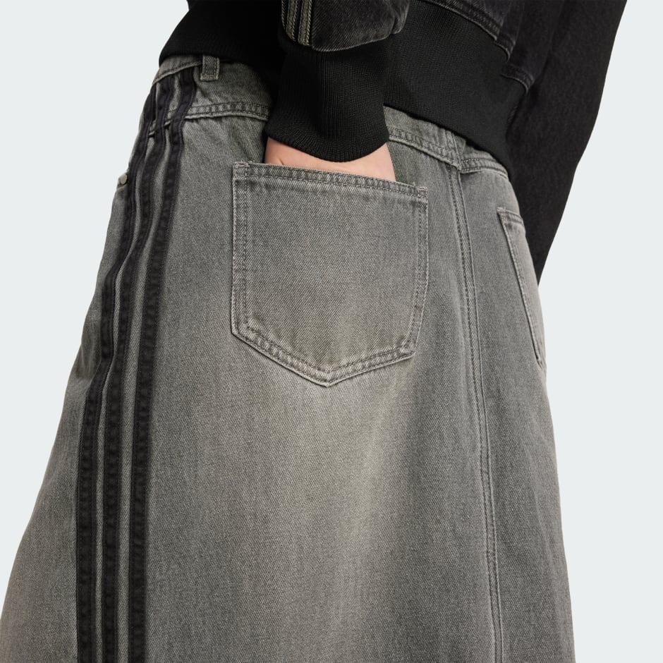 Adicolor 3-Stripes Denim Pencil Skirt