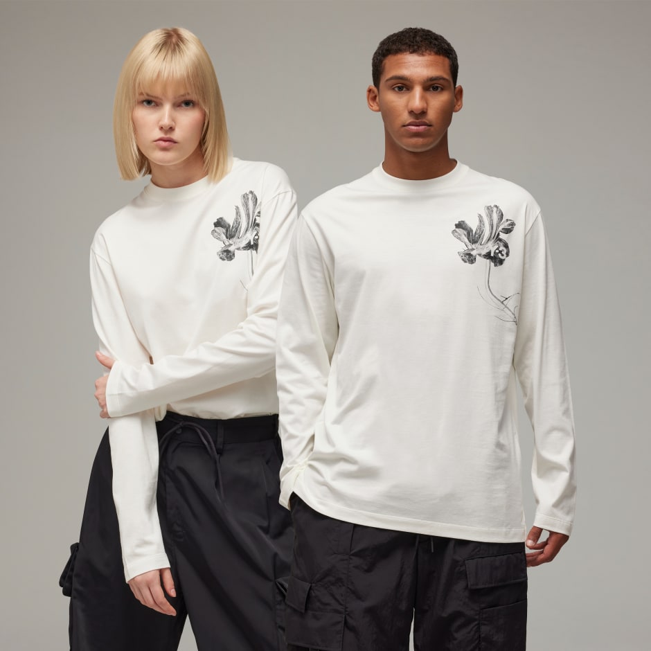 Y-3 Graphic Long Sleeve Tee