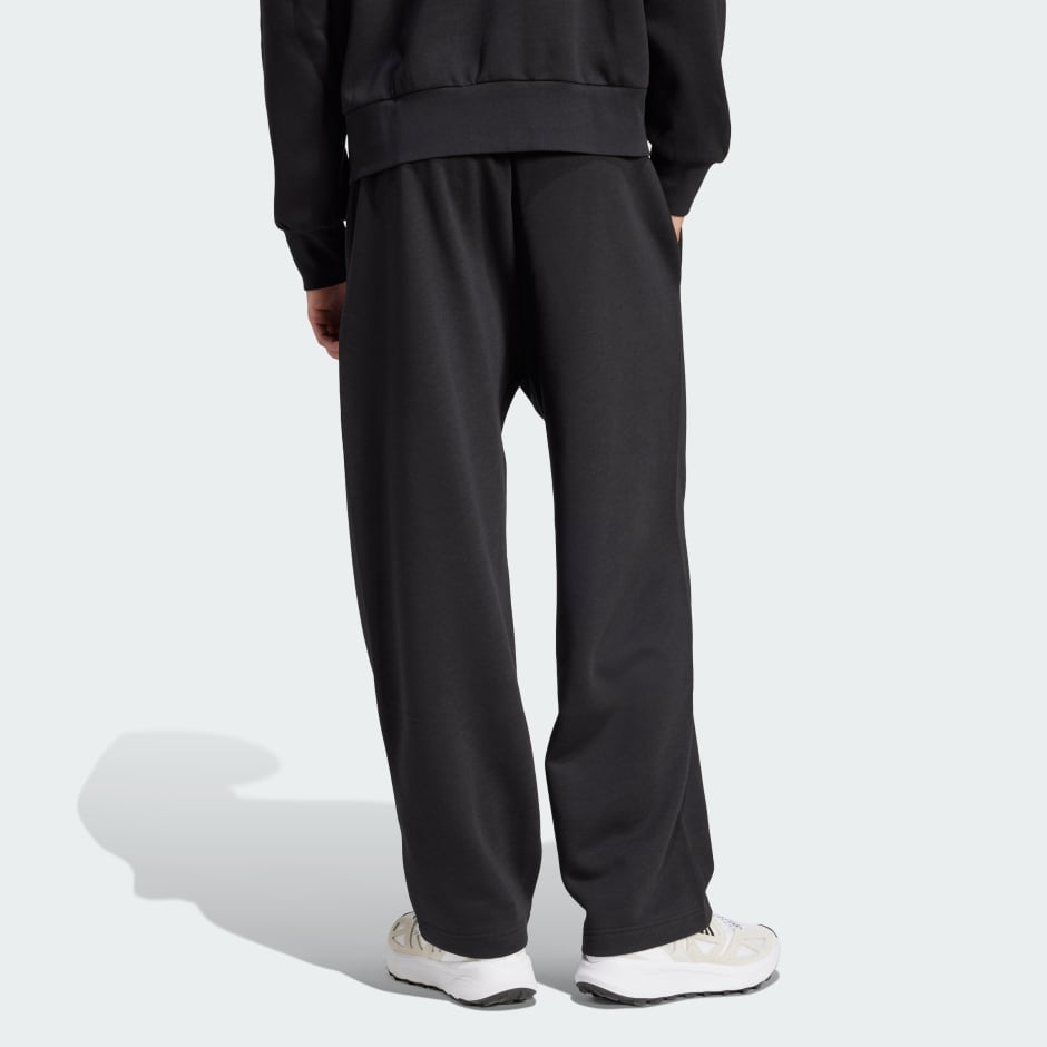 adidas Essentials Wide-Leg Bar Logo Pants Black adidas UAE