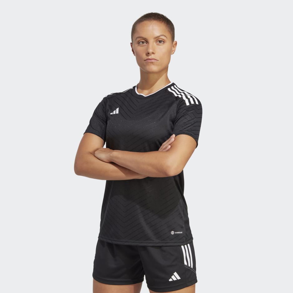 Adidas Women's Campeon 21 Jersey - Black - L