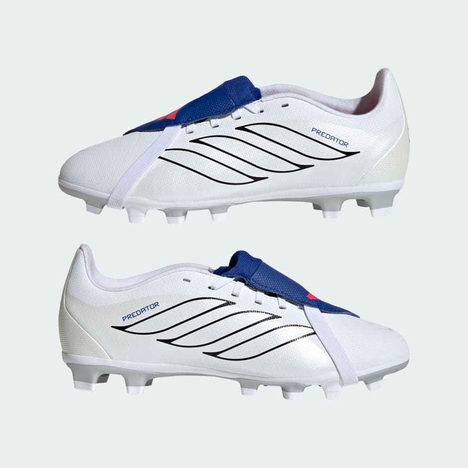 Ghete de fotbal pentru copii PREDATOR CLUB cu limbă pliabilă pentru teren dur/multi-teren