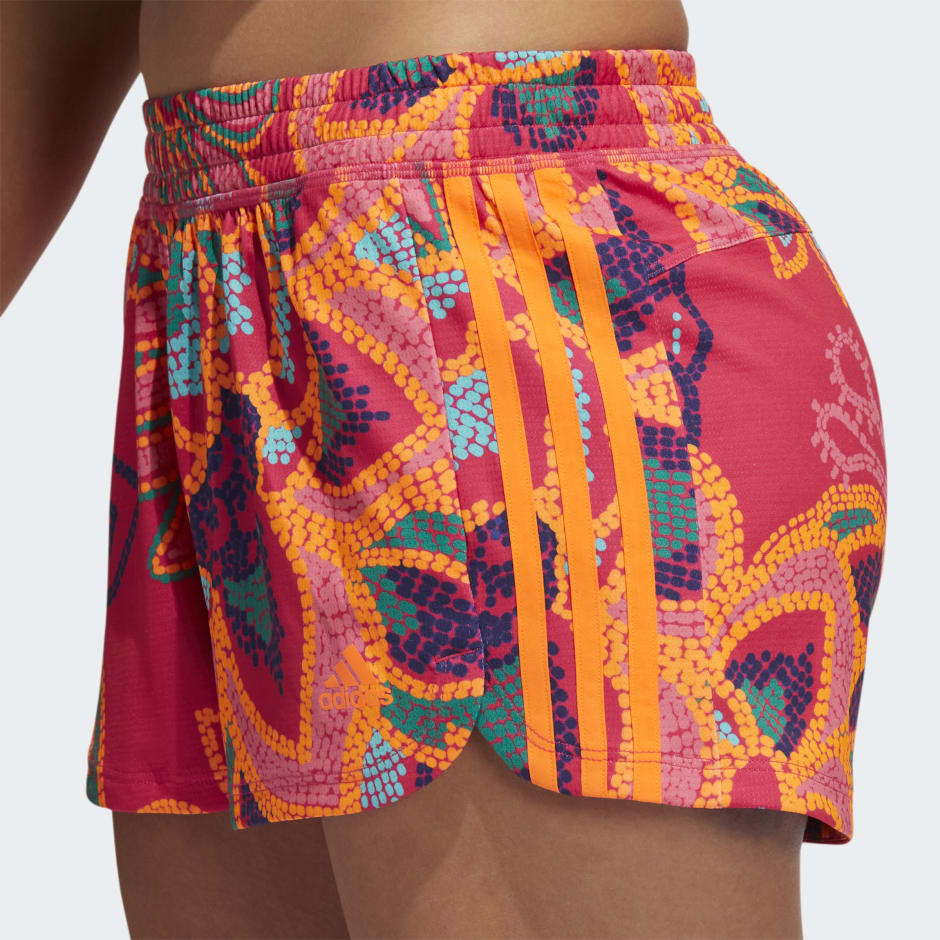 adidas FARM Rio Pacer 3-Stripes Knit Shorts - Pink | adidas KW