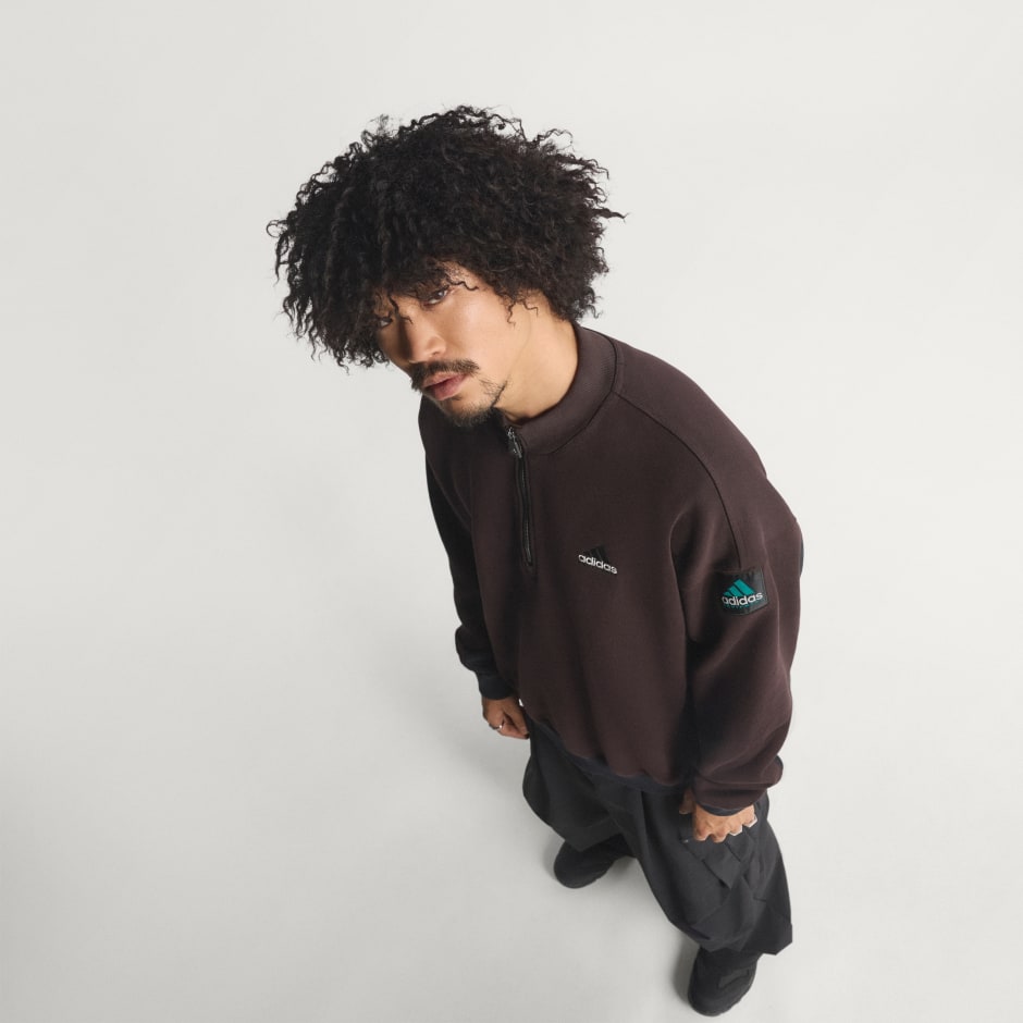 Pulover cu fermoar 1/2 Equipment Blocked adidas