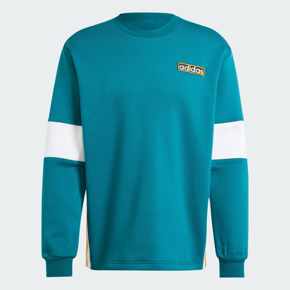 Adidas sweatshirt teal best sale