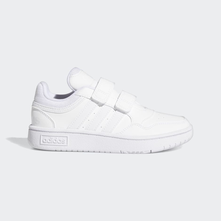 adidas Hoops Lifestyle Basketball Hook-and-Loop Shoes - White | adidas UAE