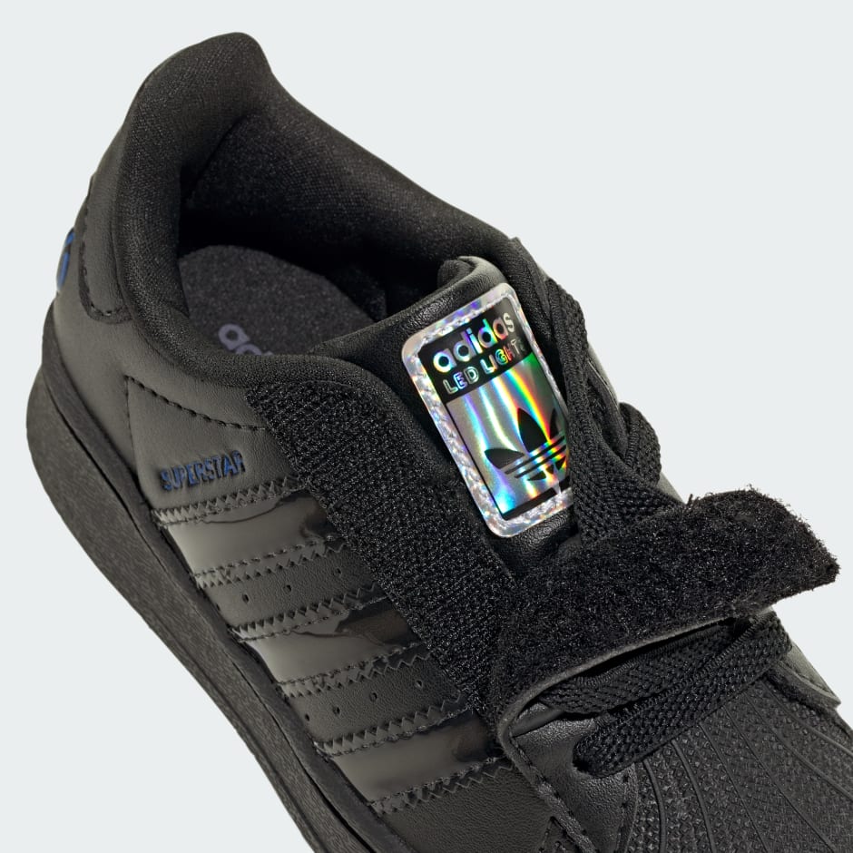Superstar Led Lights Comfort Closure Elastic Lace Shoes Kids
