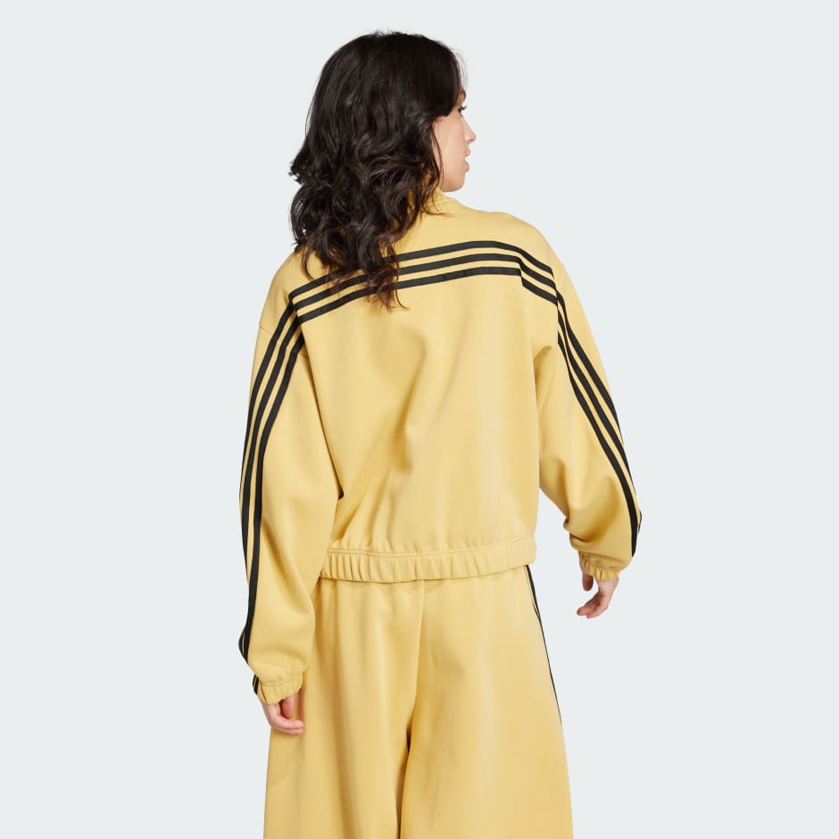 Future Icons Three Stripes 1/4 Zip Top