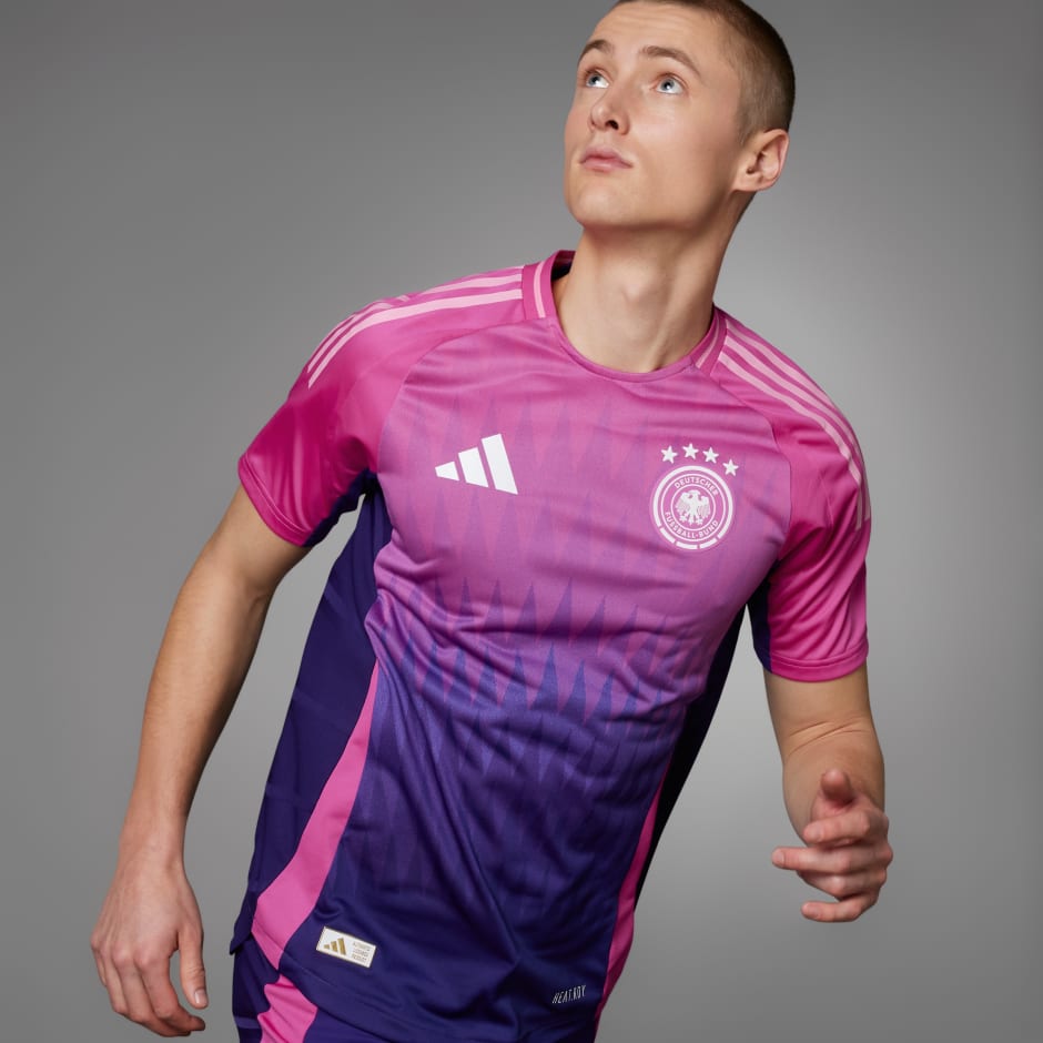 Clothing - Germany 2024 Away Authentic Jersey - Pink | adidas South Africa