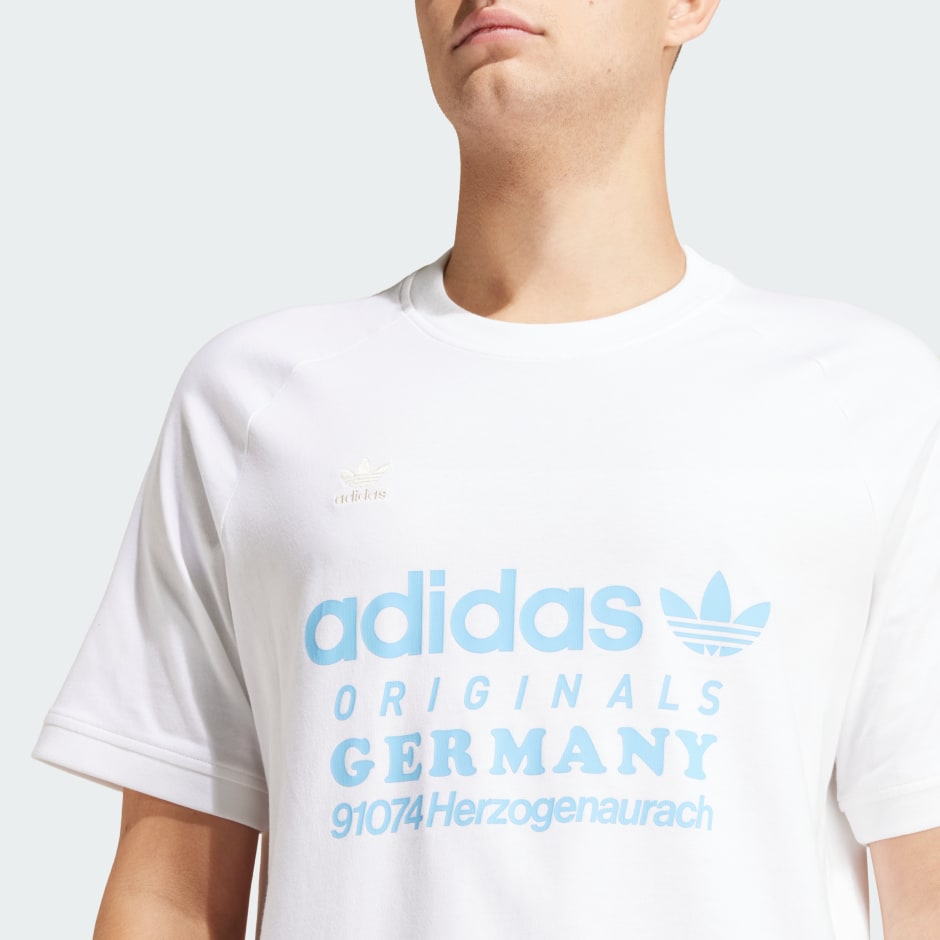 adidas Retro Graphic Tee White adidas TZ