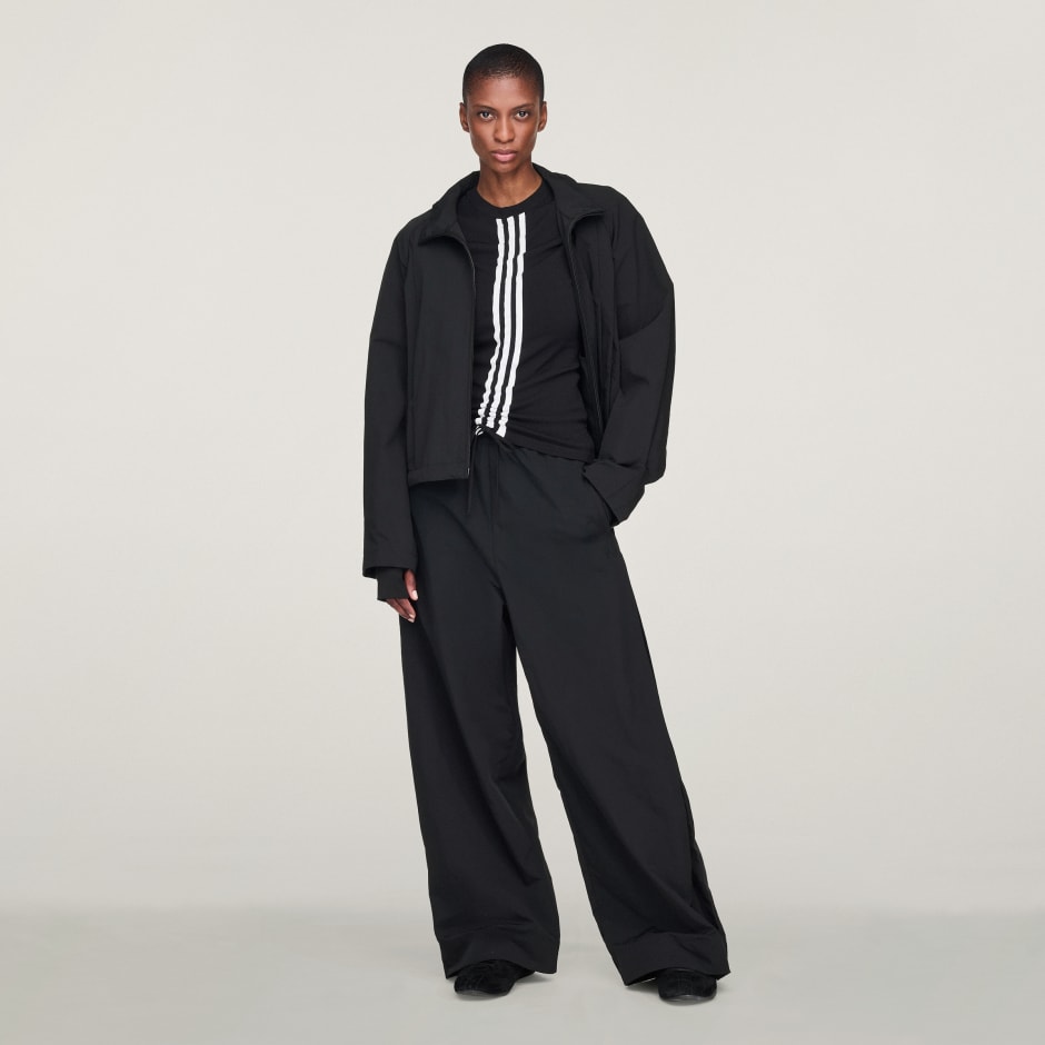 【関税込み】Y-3 ブラック 3-Stripes 長袖Tシャツ Y-3 三間長袖T 恤- 黑色| adidas香港官方網上商店