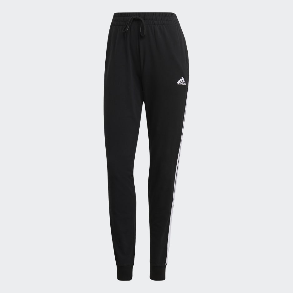 Essentials Single Jersey 3-Stripes Pants image number null